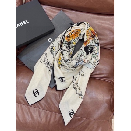 New Chanel high-quality scarf in 216808