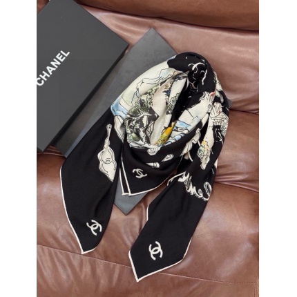 New Chanel high-quality scarf in 216809