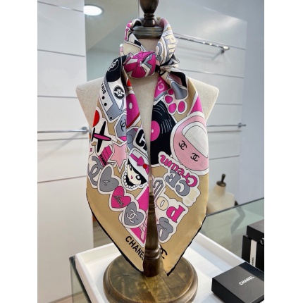 New Chanel high-quality scarf in 216821