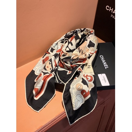 Cheap New Chanel high-quality scarf in 216846, $50 USD- [IB216846] - Replica Chanel Scarf