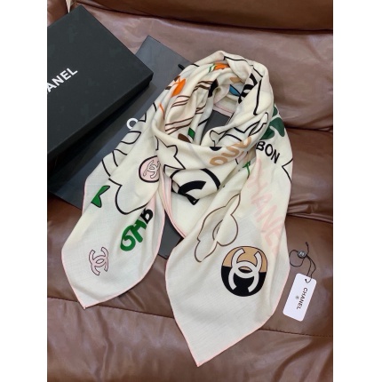 Cheap New Chanel high-quality scarf in 216853, $50 USD- [IB216853] - Replica Chanel Scarf