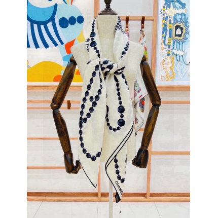Cheap New Chanel high-quality scarf in 216856, $55 USD- [IB216856] - Replica Chanel Scarf