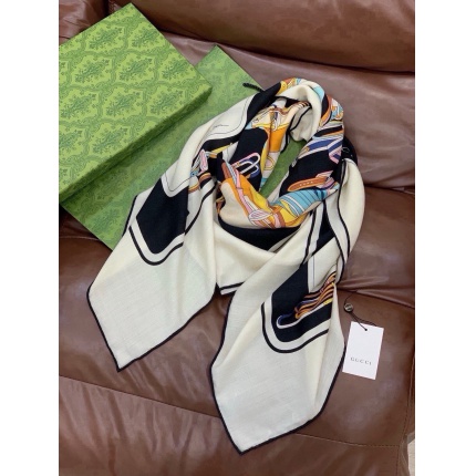 Cheap New GUCCI high-quality scarf in 216885, $55 USD- [IB216885] - Replica Gucci Lightweight Scarf