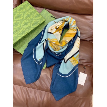 Cheap New GUCCI high-quality scarf in 216889, $55 USD- [IB216889] - Replica Gucci Lightweight Scarf