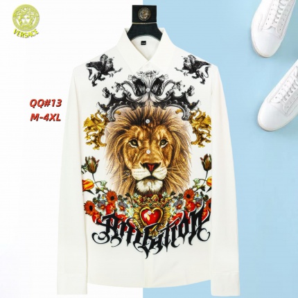 Versace Long-Sleeved Polo Shirts in 217075
