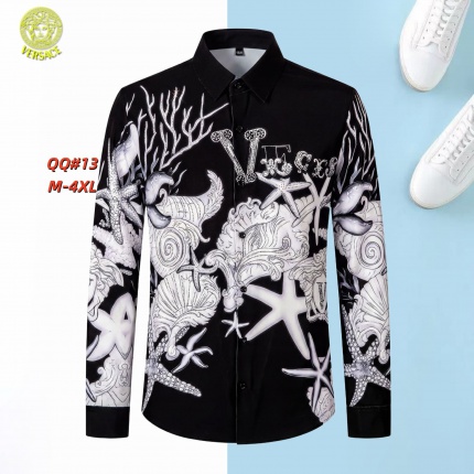 Versace Long-Sleeved Polo Shirts in 217078