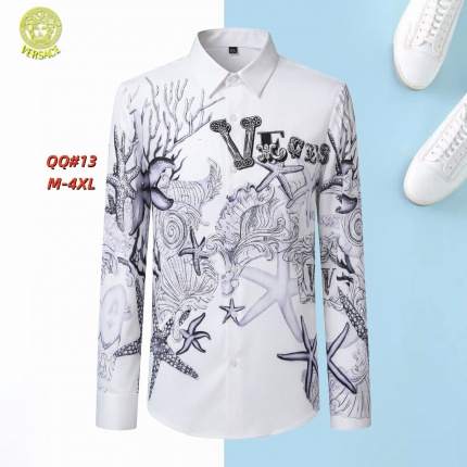 Versace Long-Sleeved Polo Shirts in 217079