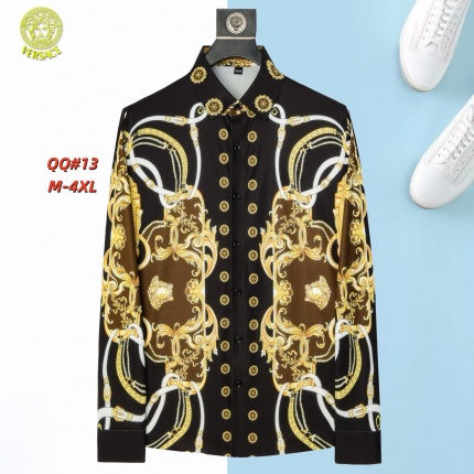 Versace Long-Sleeved Polo Shirts in 217082