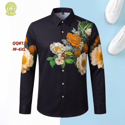 Versace Long-Sleeved Polo Shirts in 217084
