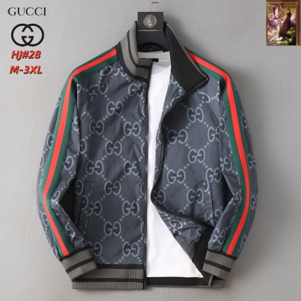 Cheap Gucci Thin Jackets For Men in 217104, $70 USD- [IB217104] - Replica Gucci Thin Jackets For Men