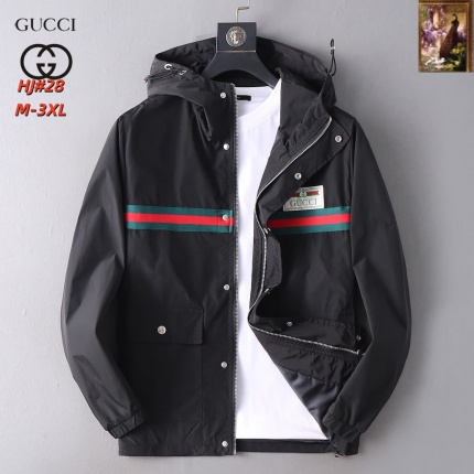 Cheap Gucci Thin Jackets For Men in 217106, $70 USD- [IB217106] - Replica Gucci Thin Jackets For Men