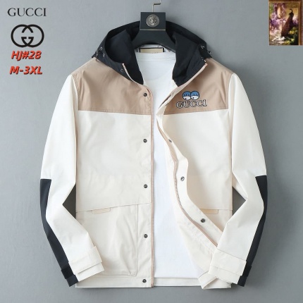 Cheap Gucci Thin Jackets For Men in 217112, $70 USD- [IB217112] - Replica Gucci Thin Jackets For Men