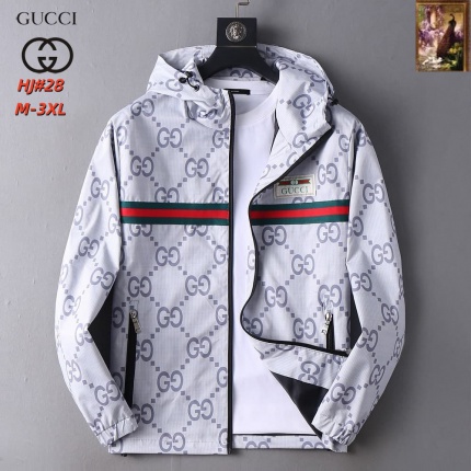 Cheap Gucci Thin Jackets For Men in 217113, $70 USD- [IB217113] - Replica Gucci Thin Jackets For Men