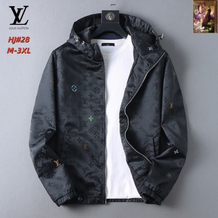 Cheap Louis Vuitton Thin Jackets For Men in 217171, $70 USD- [IB217171] - Replica Louis Vuitton Thin Jackets For Men