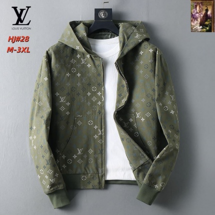 Cheap Louis Vuitton Thin Jackets For Men in 217172, $70 USD- [IB217172] - Replica Louis Vuitton Thin Jackets For Men