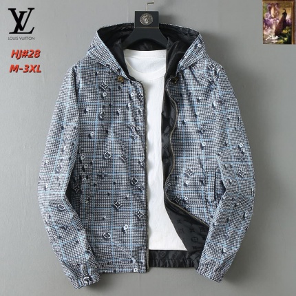 Cheap Louis Vuitton Thin Jackets For Men in 217174, $70 USD- [IB217174] - Replica Louis Vuitton Thin Jackets For Men