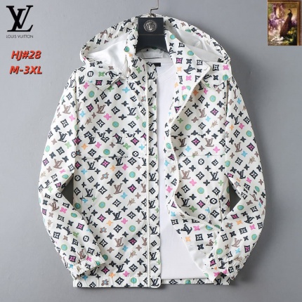 Cheap Louis Vuitton Thin Jackets For Men in 217175, $70 USD- [IB217175] - Replica Louis Vuitton Thin Jackets For Men