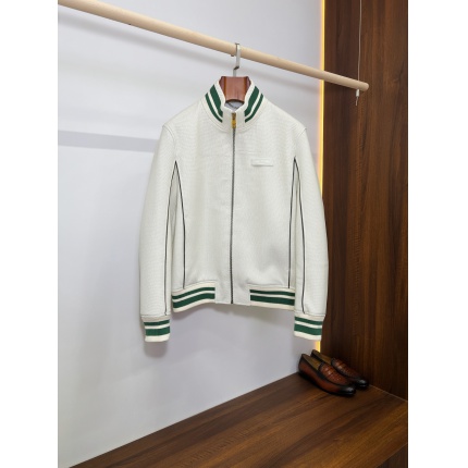 Cheap New Arrivals Louis Vuitton Top quality Leather Jackets For Men in 217451, $420 USD- [IB217451] - Replica Louis Vuitton Thick Jackets For Men