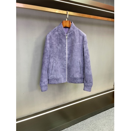 New Arrivals Louis Vuitton Top quality Leather Jackets For Men in 217456