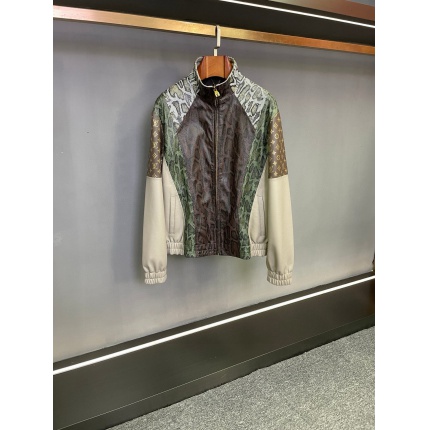 New Arrivals Louis Vuitton Top quality Leather Jackets For Men in 217460