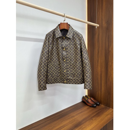 New Arrivals Louis Vuitton Top quality Leather Jackets For Men in 217464