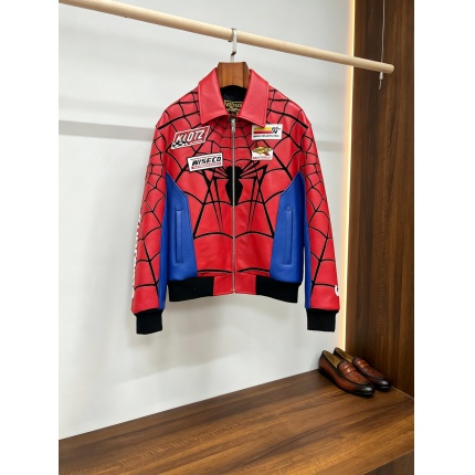 New Arrivals Vanson × Supreme Top quality Leather Jackets For Men in 217494