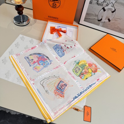 New Hermes high-quality scarf in 217741