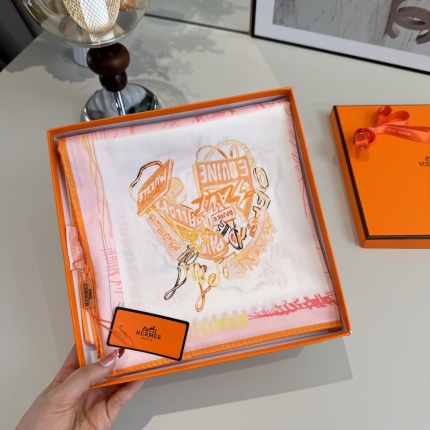 New Hermes high-quality scarf in 217744