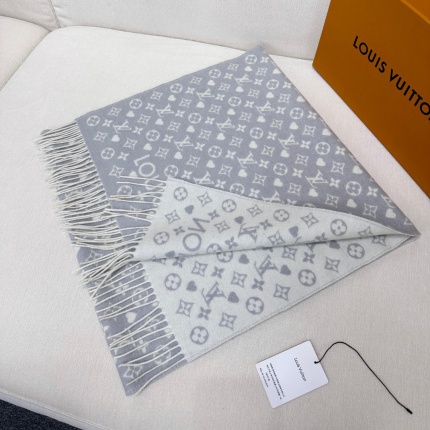 Cheap Louis Vuitton Cashmere Scarf in 218197, $55 USD- [IB218197] - Replica Louis Vuitton Cashmere Scarf