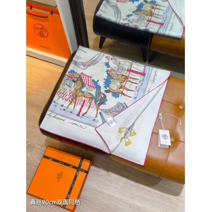 Hermes Cashmere scarf in 218457