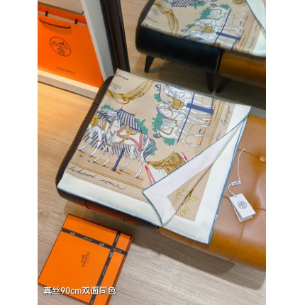 Hermes Cashmere scarf in 218461