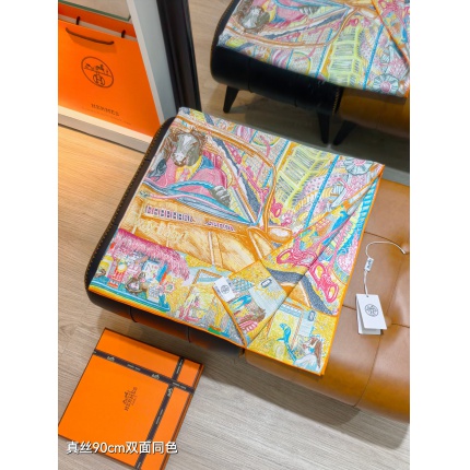 Hermes Cashmere scarf in 218502