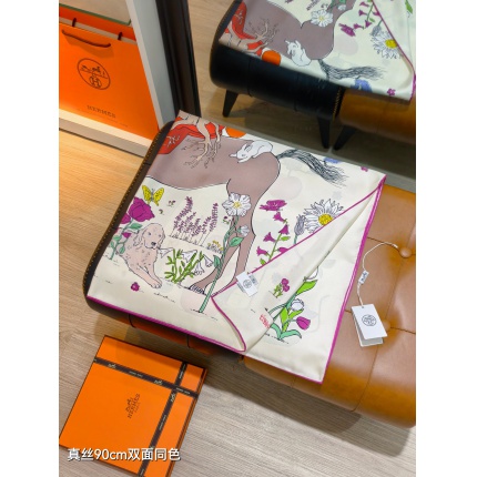 Hermes Cashmere scarf in 218514