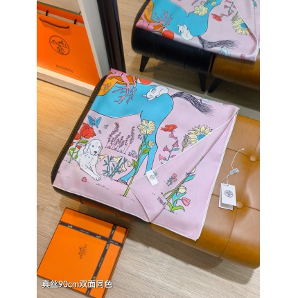 Hermes Cashmere scarf in 218515