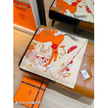 Hermes Cashmere scarf in 218518