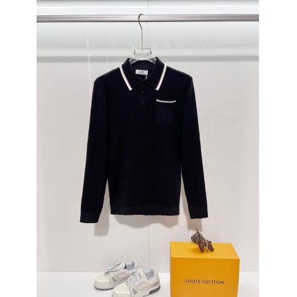 Hernes Long-Sleeved Polo T-Shirts for Men in 218791
