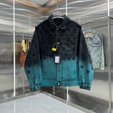 Cheap Louis Vuitton Thin Jackets For Men in 218940, $65 USD- [IB218940] - Replica Louis Vuitton Thin Jackets For Men