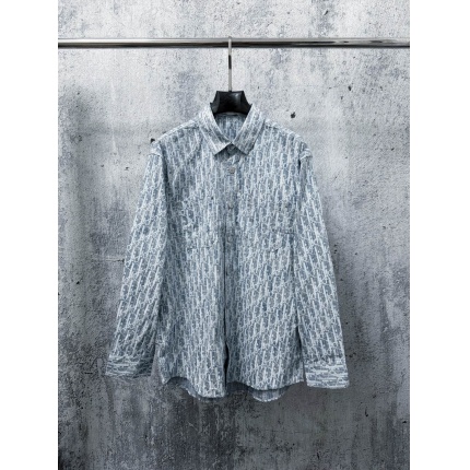 Dior Long Sleeve Polo Shirts for Men in 219093