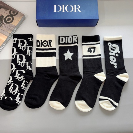Cheap Dior Socks in 219282, $35 USD- [IB219282] - Replica Dior Socks