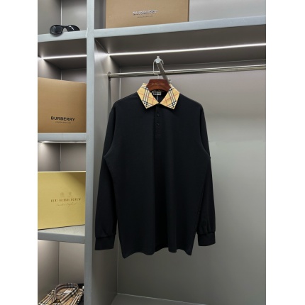 Burberry Long-Sleeved Polo T-Shirts for Men in 219454