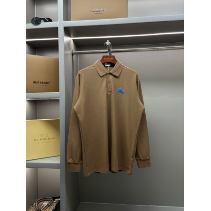 Burberry Long-Sleeved Polo T-Shirts for Men in 219458
