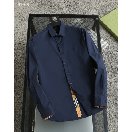 Burberry Long-Sleeved Polo Shirts for Men in 219460