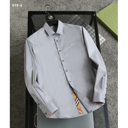 Burberry Long-Sleeved Polo Shirts for Men in 219461