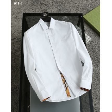 Burberry Long-Sleeved Polo Shirts for Men in 219462
