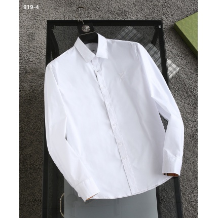 Burberry Long-Sleeved Polo Shirts for Men in 219464