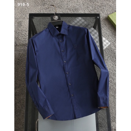 Burberry Long-Sleeved Polo Shirts for Men in 219465