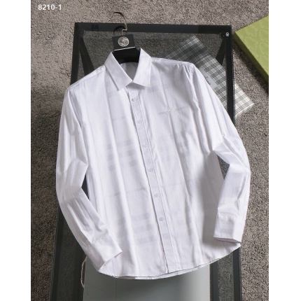 Burberry Long-Sleeved Polo Shirts for Men in 219467