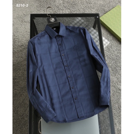 Burberry Long-Sleeved Polo Shirts for Men in 219468