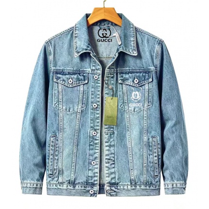 Gucci Jeans Jackets For Men in 219856