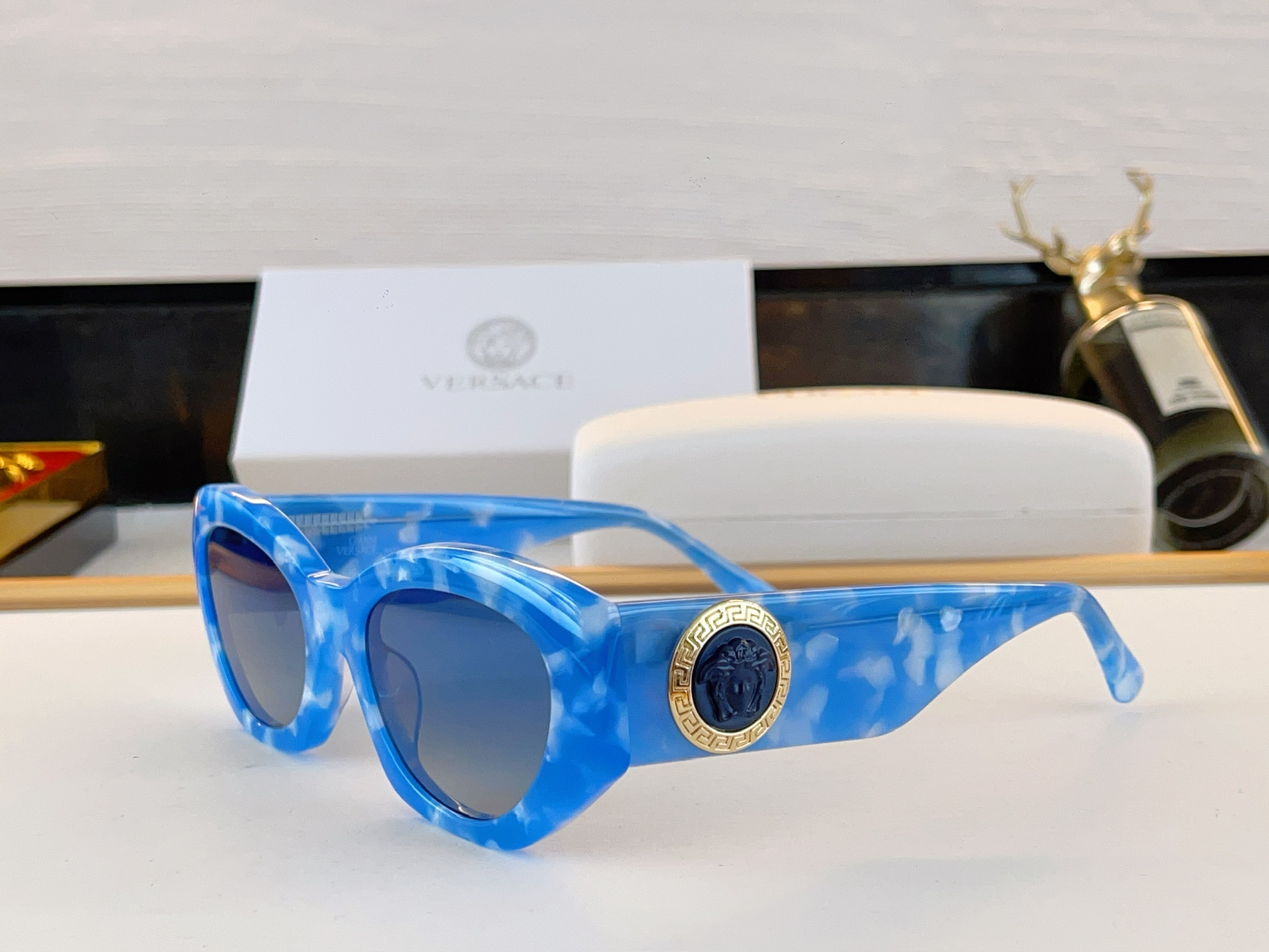 Cheap Versace AAA Quality Sunglasses in 214869, $50 USD- [IB214869] - Replica Versace AAA Quality Sunglasses